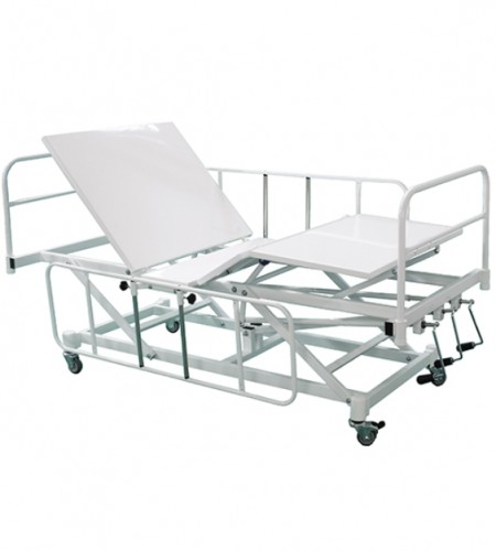 Cama Hospitalar Fowler Manual com Elevação de Leito Simples